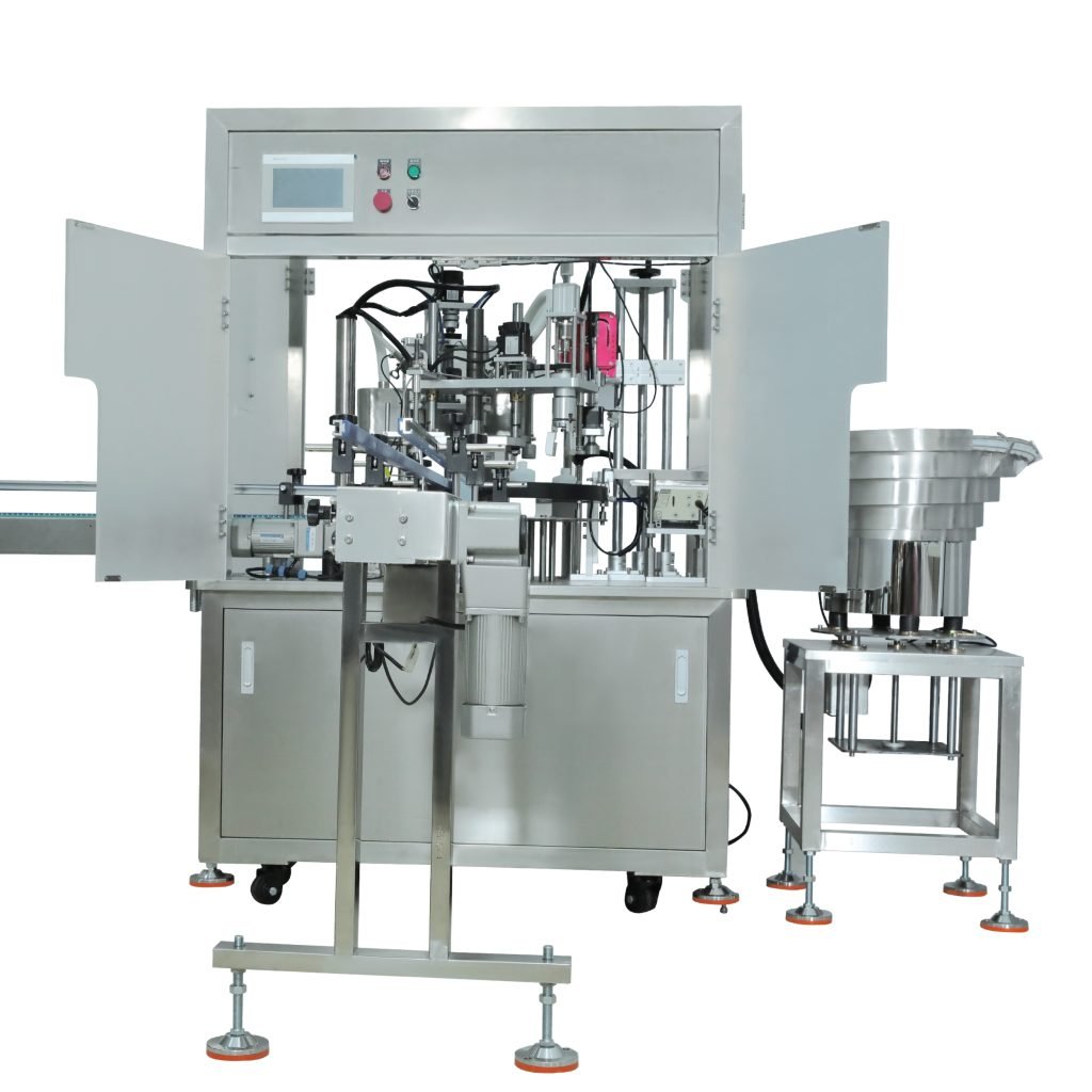 rotary bottle filling capping machine