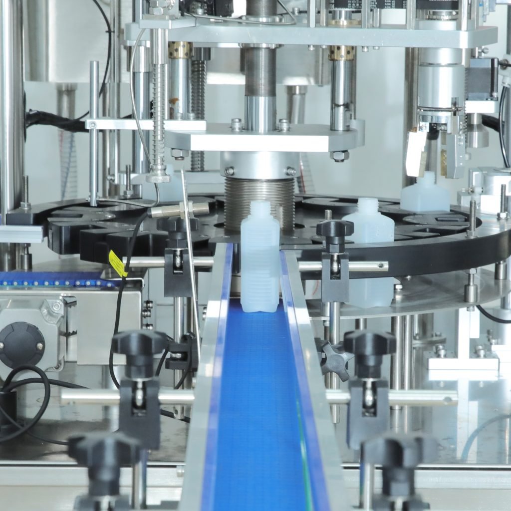 rotary bottle filling capping machine